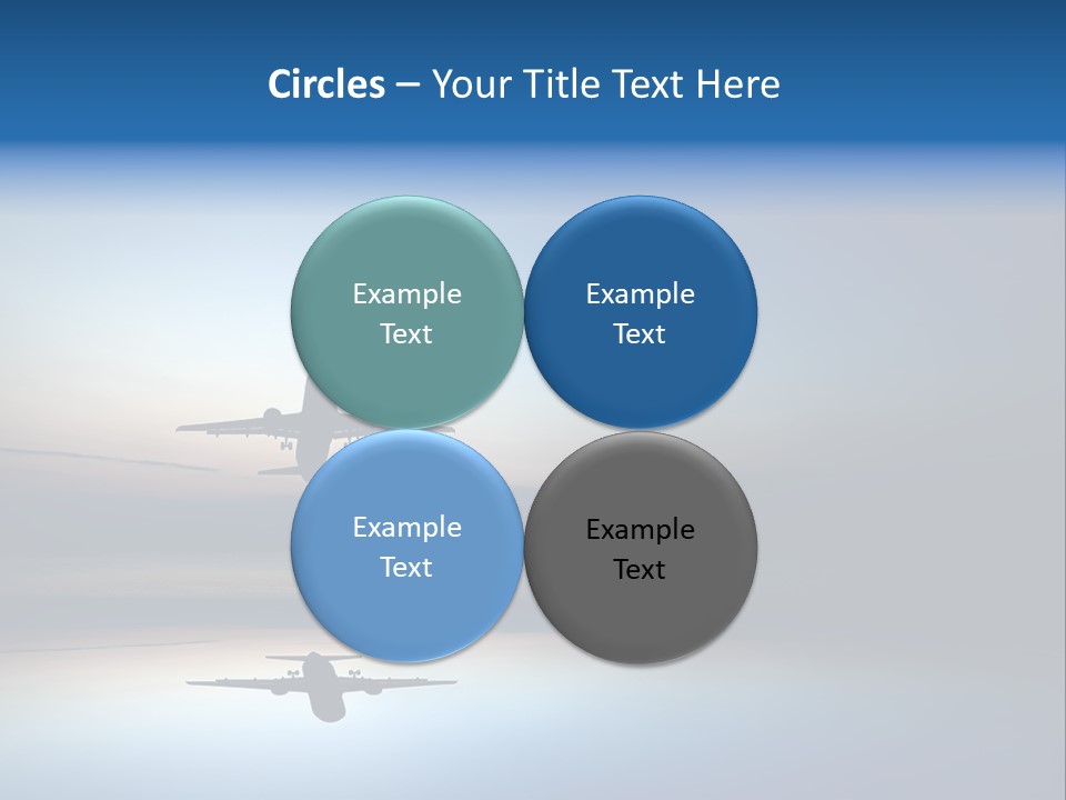 Reflection Horizon Takeoff PowerPoint Template