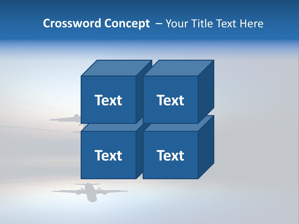 Reflection Horizon Takeoff PowerPoint Template