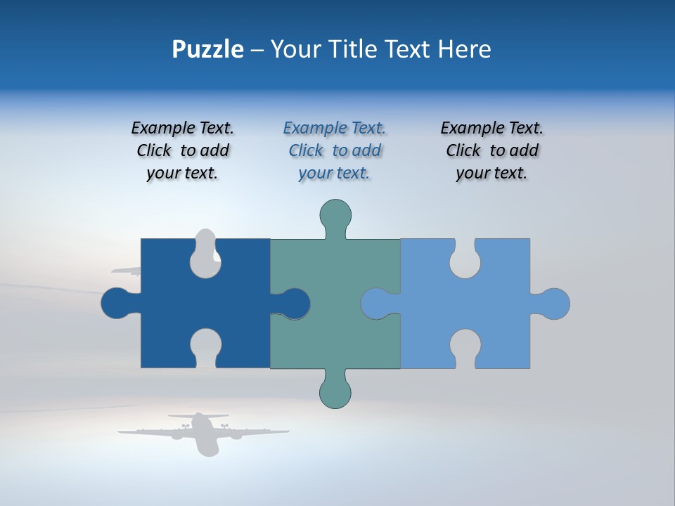 Reflection Horizon Takeoff PowerPoint Template