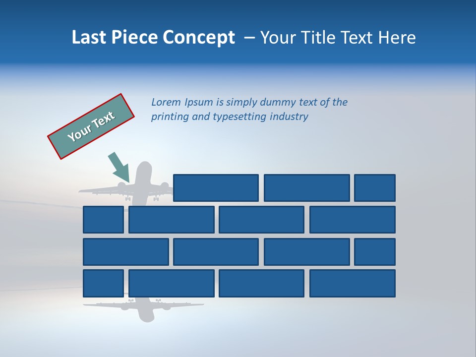 Reflection Horizon Takeoff PowerPoint Template
