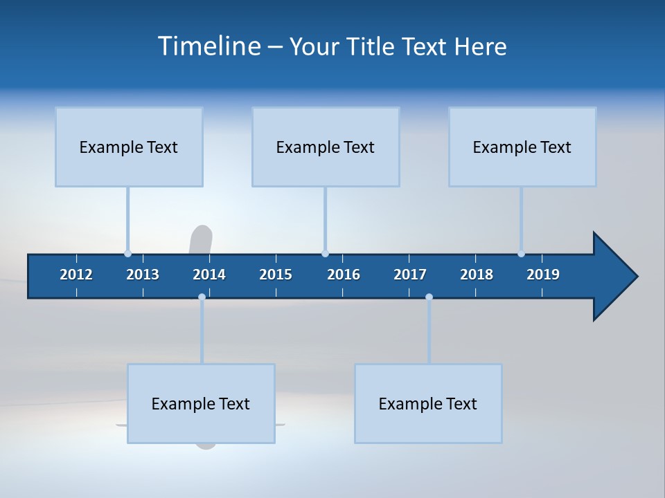 Reflection Horizon Takeoff PowerPoint Template