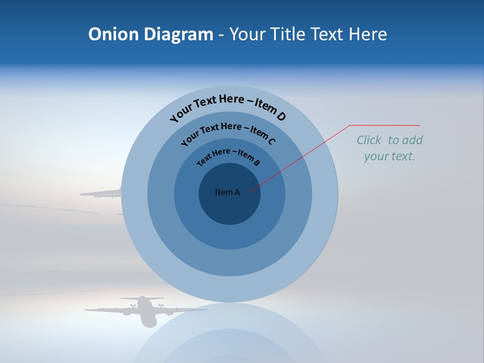 Reflection Horizon Takeoff PowerPoint Template
