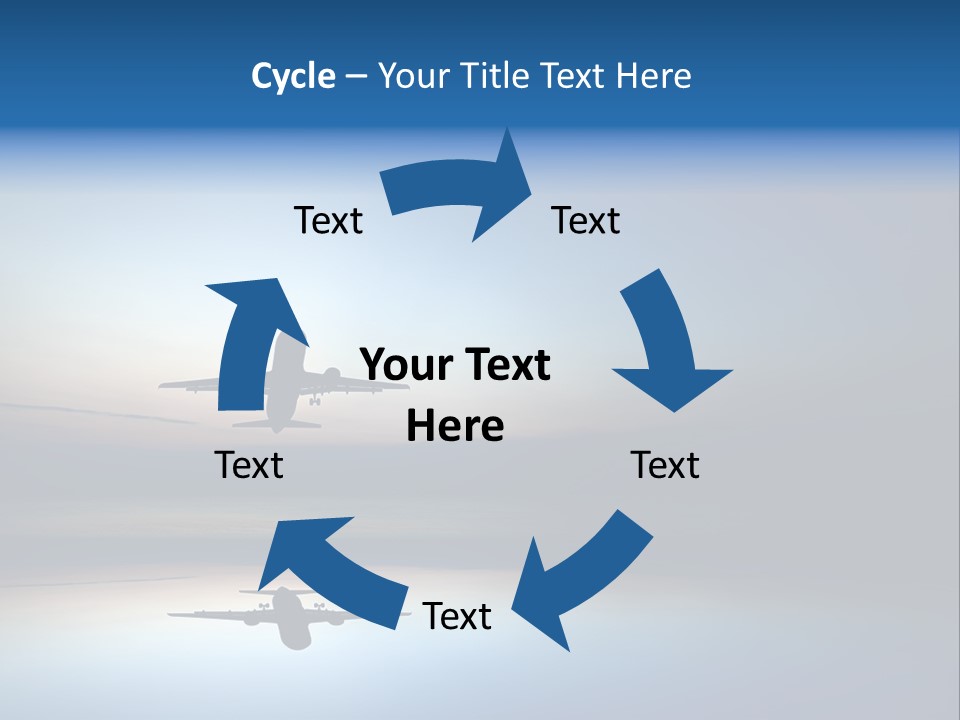 Reflection Horizon Takeoff PowerPoint Template