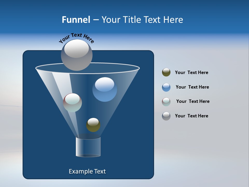 Reflection Horizon Takeoff PowerPoint Template