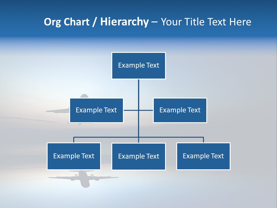 Reflection Horizon Takeoff PowerPoint Template