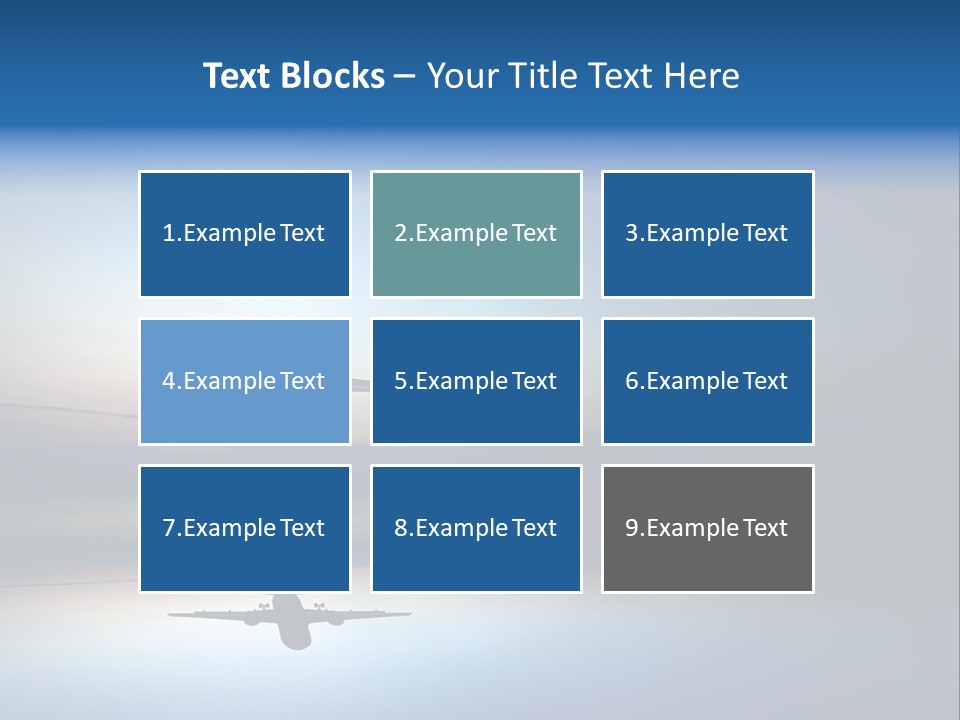 Reflection Horizon Takeoff PowerPoint Template