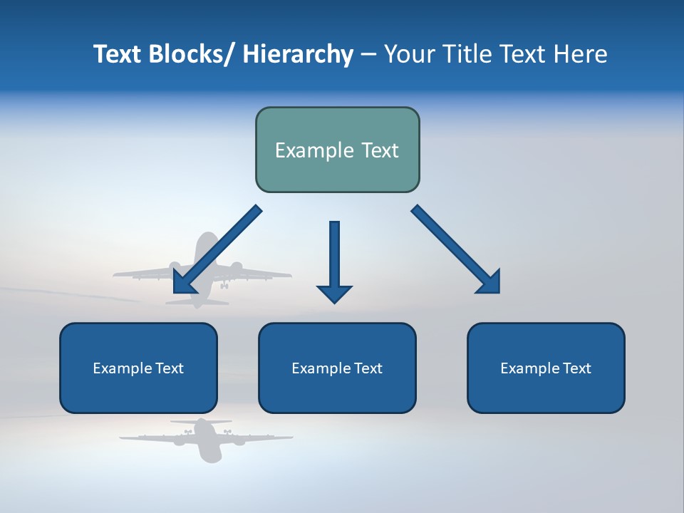 Reflection Horizon Takeoff PowerPoint Template