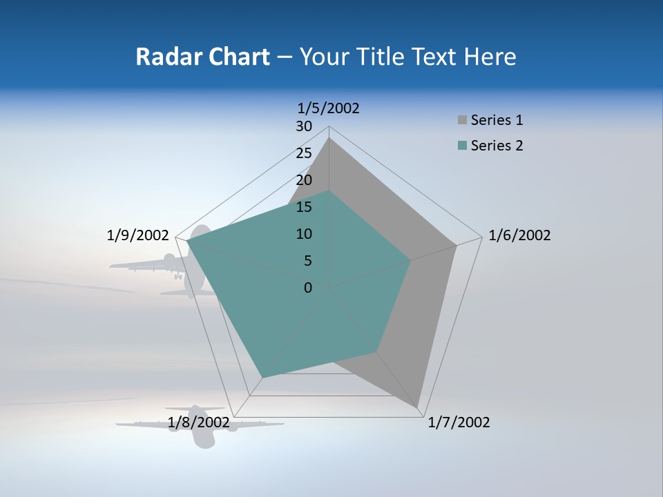 Reflection Horizon Takeoff PowerPoint Template