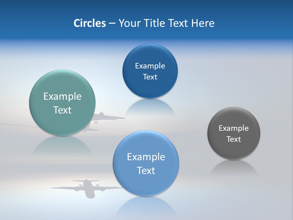 Reflection Horizon Takeoff PowerPoint Template