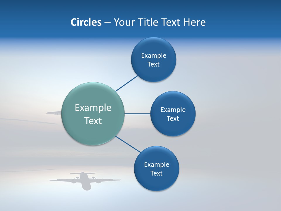 Reflection Horizon Takeoff PowerPoint Template