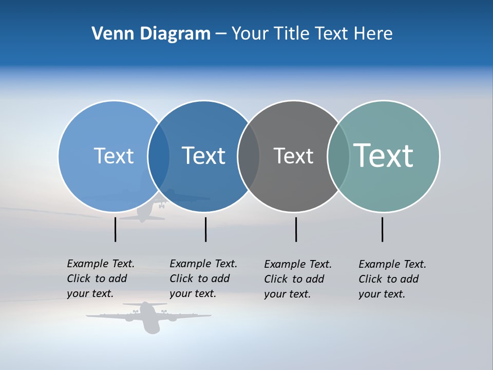 Reflection Horizon Takeoff PowerPoint Template