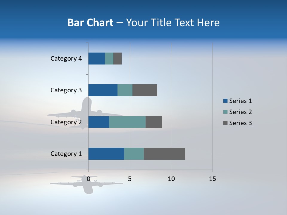 Reflection Horizon Takeoff PowerPoint Template