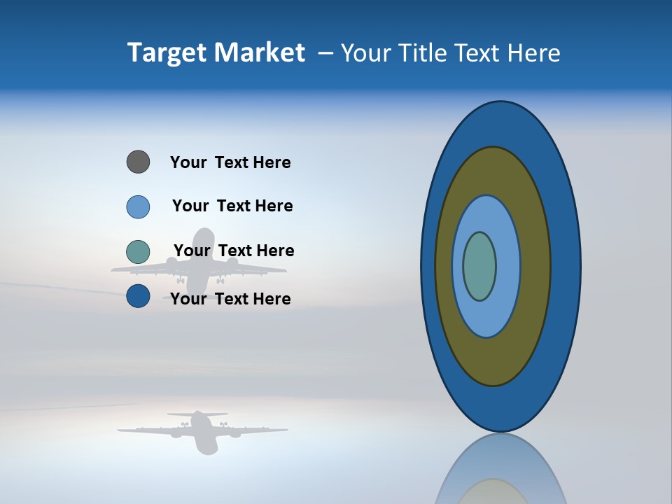 Reflection Horizon Takeoff PowerPoint Template