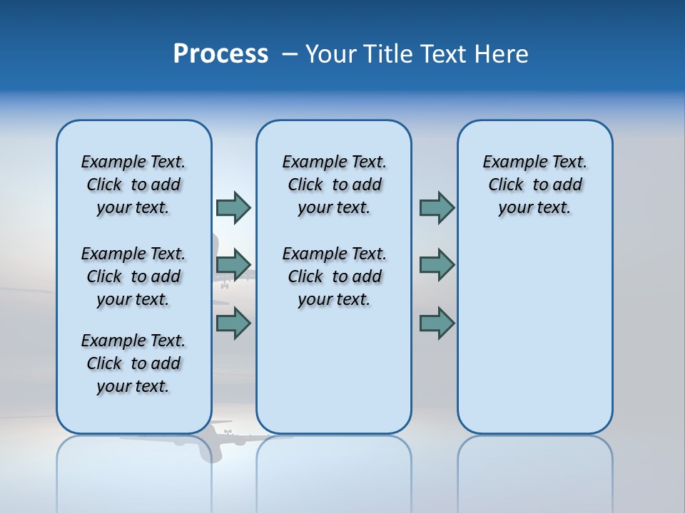 Reflection Horizon Takeoff PowerPoint Template