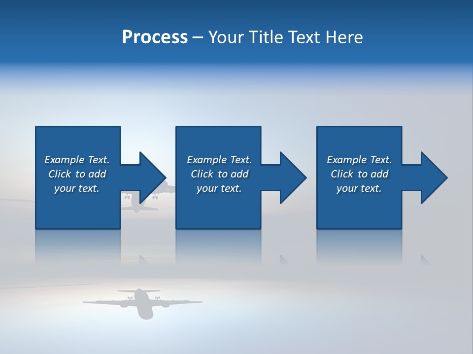 Reflection Horizon Takeoff PowerPoint Template