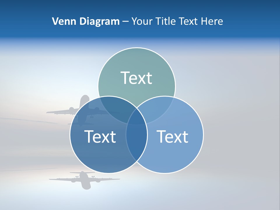 Reflection Horizon Takeoff PowerPoint Template
