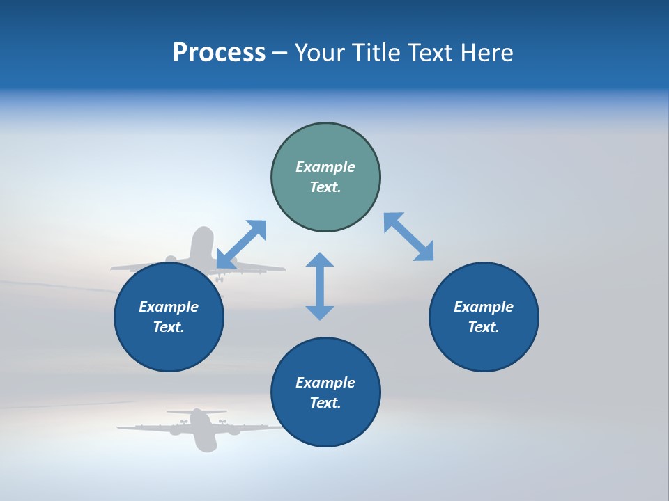 Reflection Horizon Takeoff PowerPoint Template