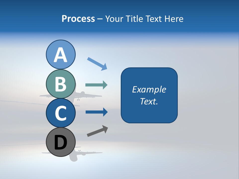 Reflection Horizon Takeoff PowerPoint Template