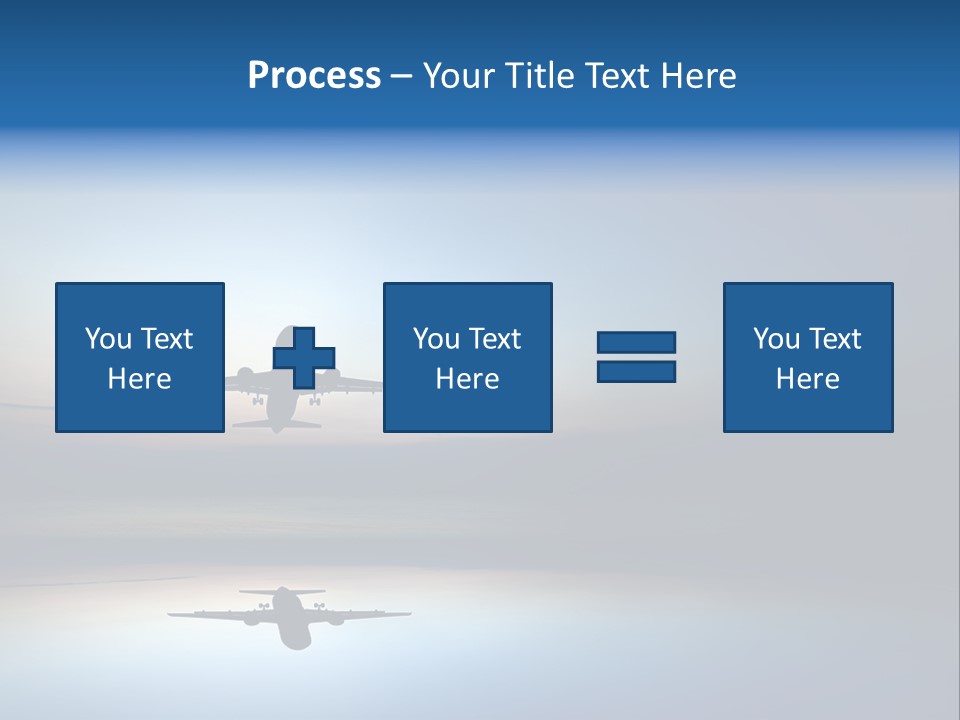 Reflection Horizon Takeoff PowerPoint Template