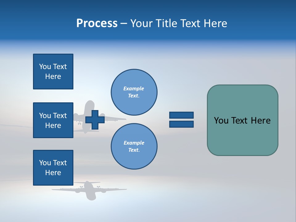 Reflection Horizon Takeoff PowerPoint Template