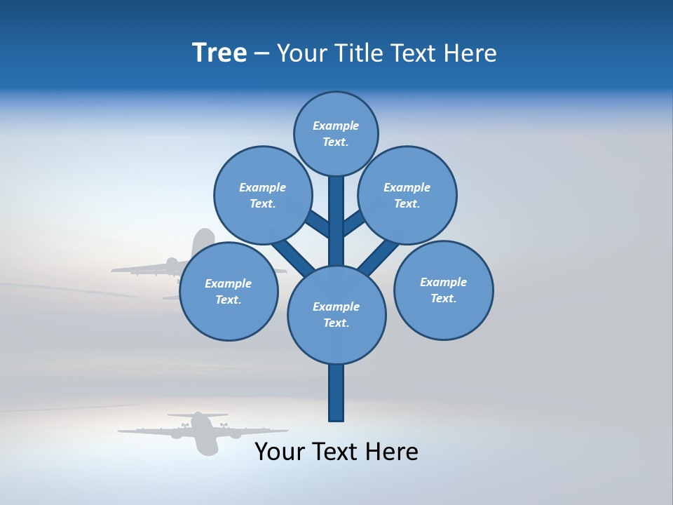 Reflection Horizon Takeoff PowerPoint Template