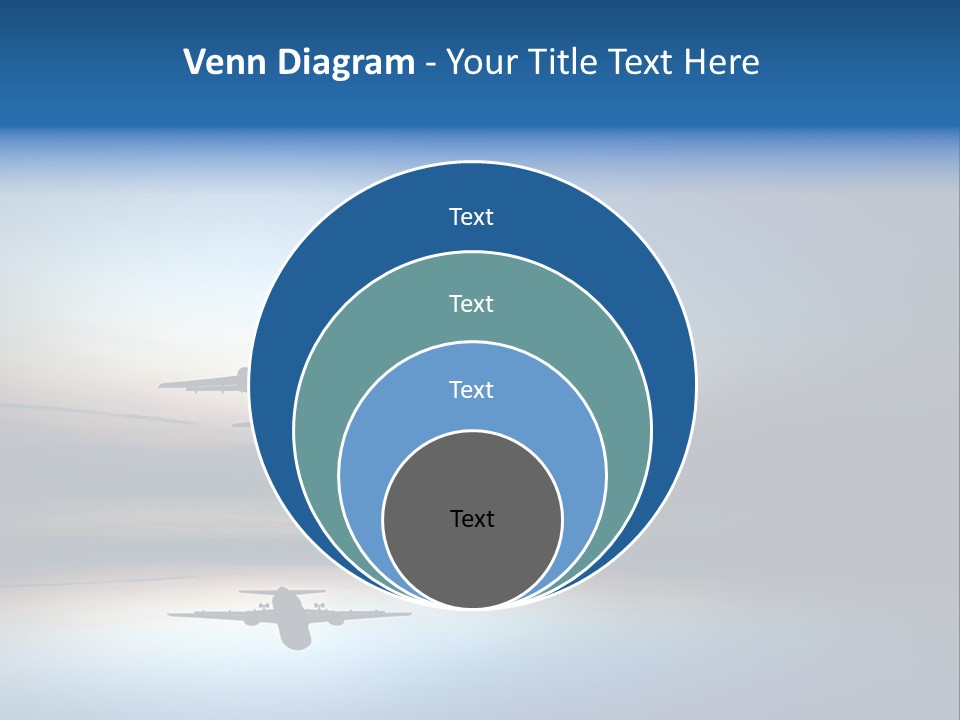 Reflection Horizon Takeoff PowerPoint Template
