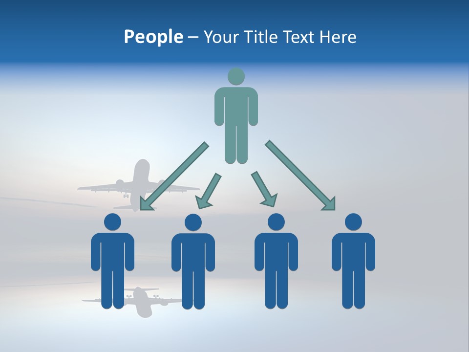 Reflection Horizon Takeoff PowerPoint Template