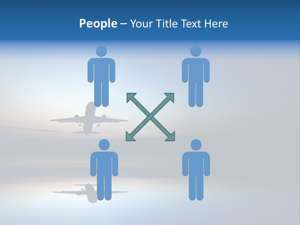 Reflection Horizon Takeoff PowerPoint Template