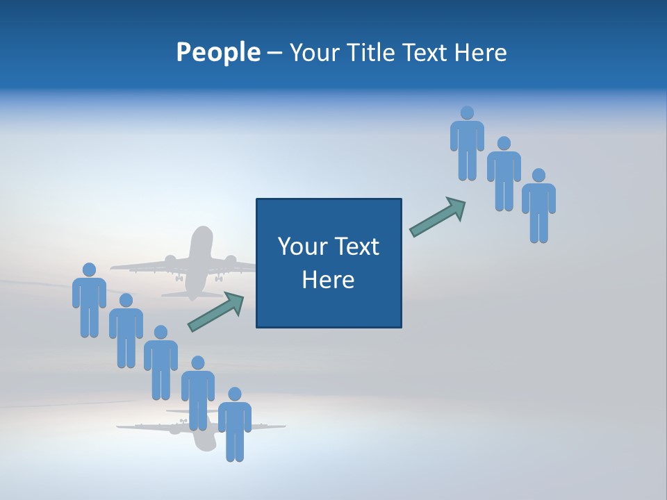 Reflection Horizon Takeoff PowerPoint Template