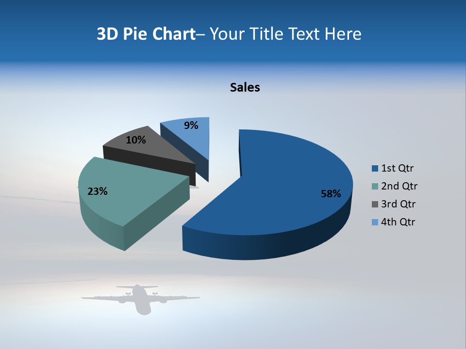 Reflection Horizon Takeoff PowerPoint Template