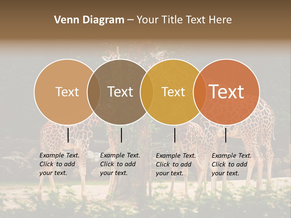 Giraffa Sky Long PowerPoint Template