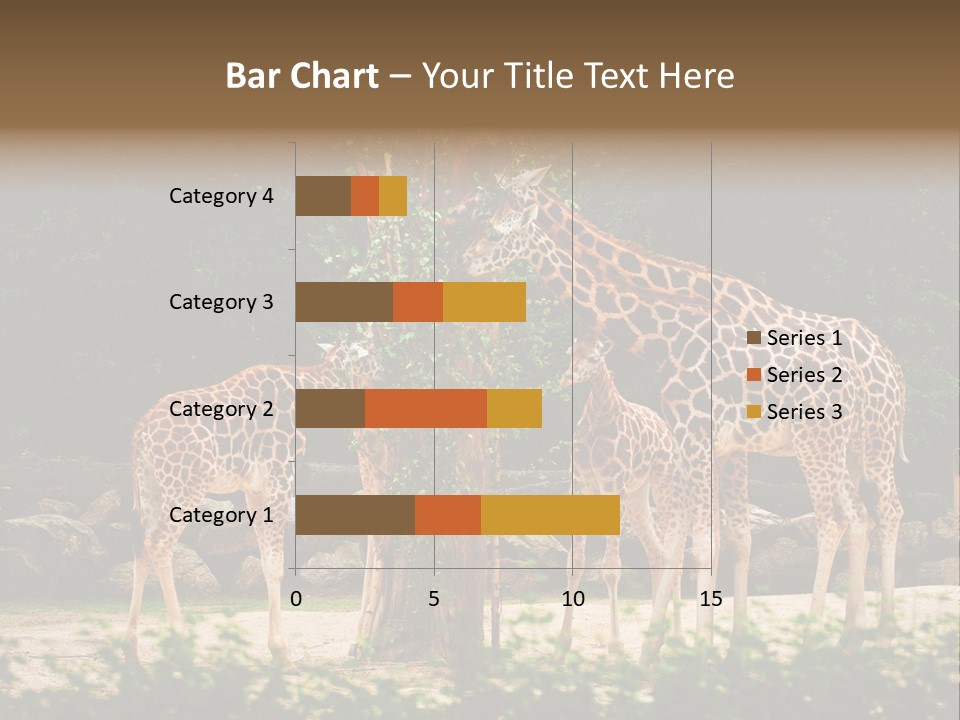 Giraffa Sky Long PowerPoint Template