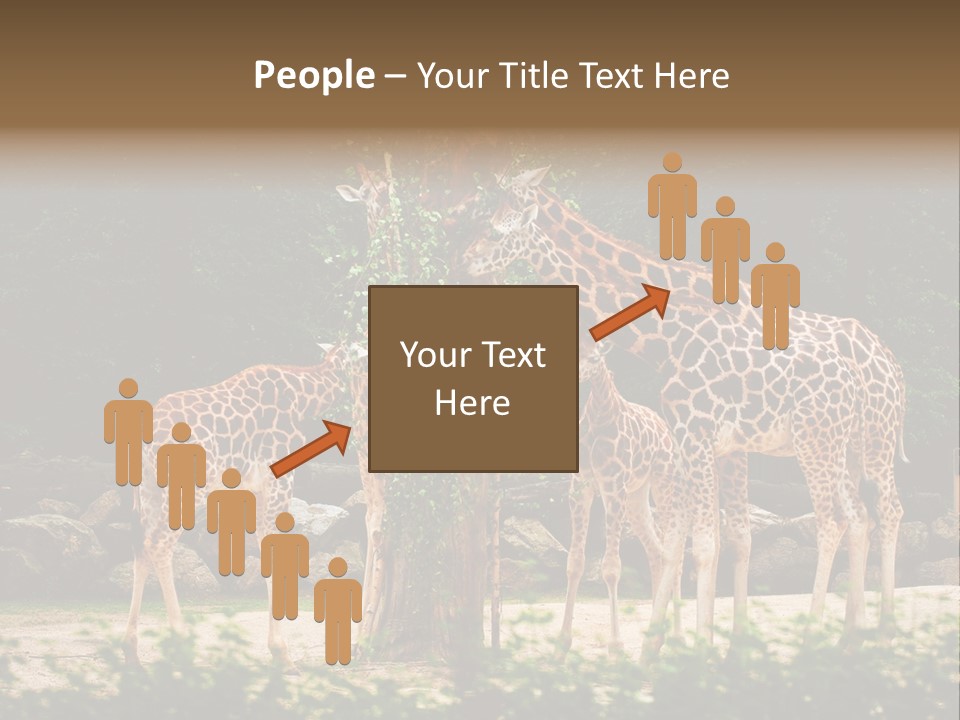 Giraffa Sky Long PowerPoint Template