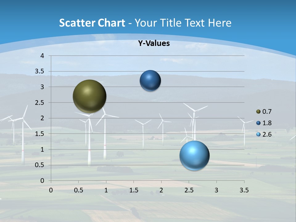 Country Electricity Blue Sky PowerPoint Template
