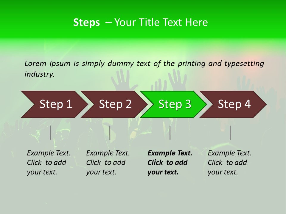 Spectator Beat Act PowerPoint Template