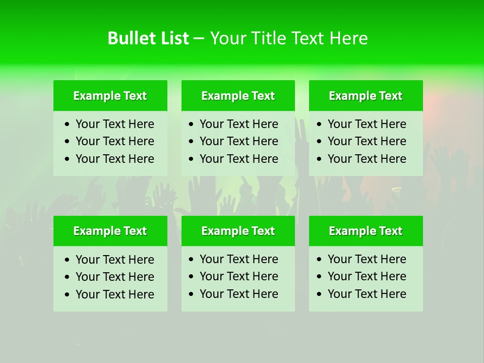 Spectator Beat Act PowerPoint Template