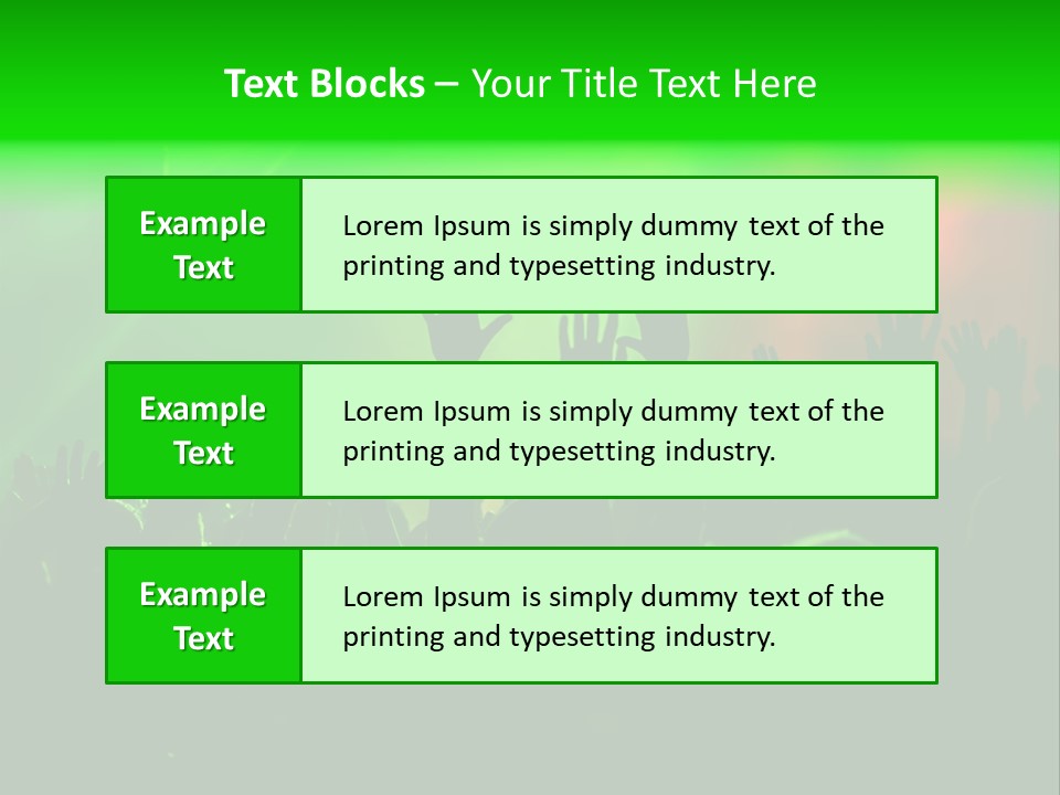 Spectator Beat Act PowerPoint Template