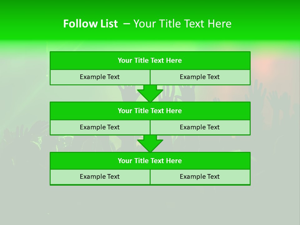 Spectator Beat Act PowerPoint Template