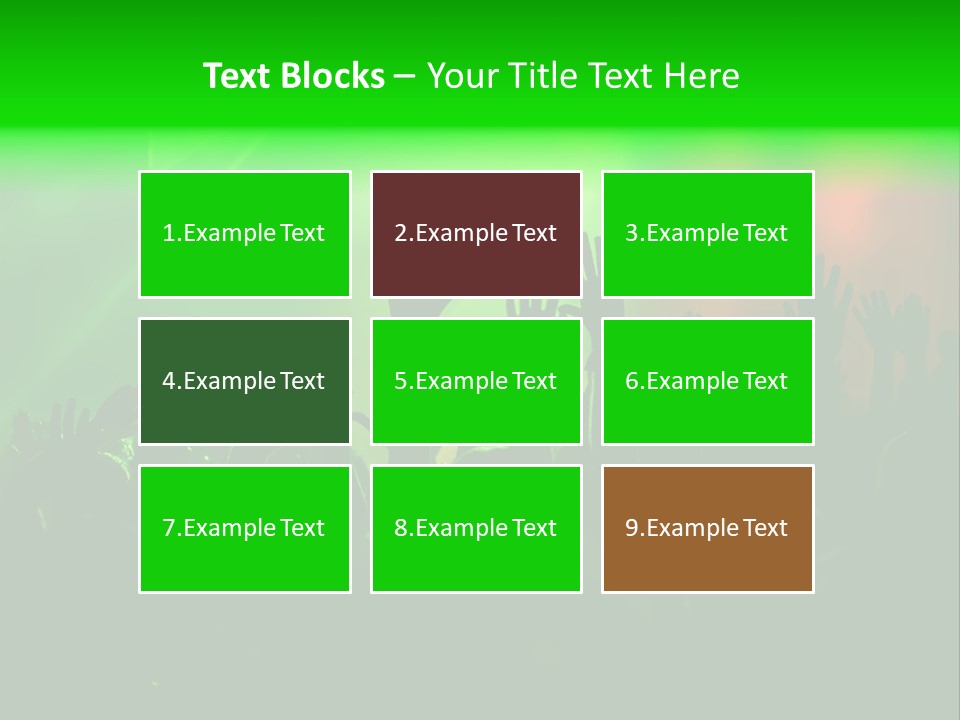 Spectator Beat Act PowerPoint Template