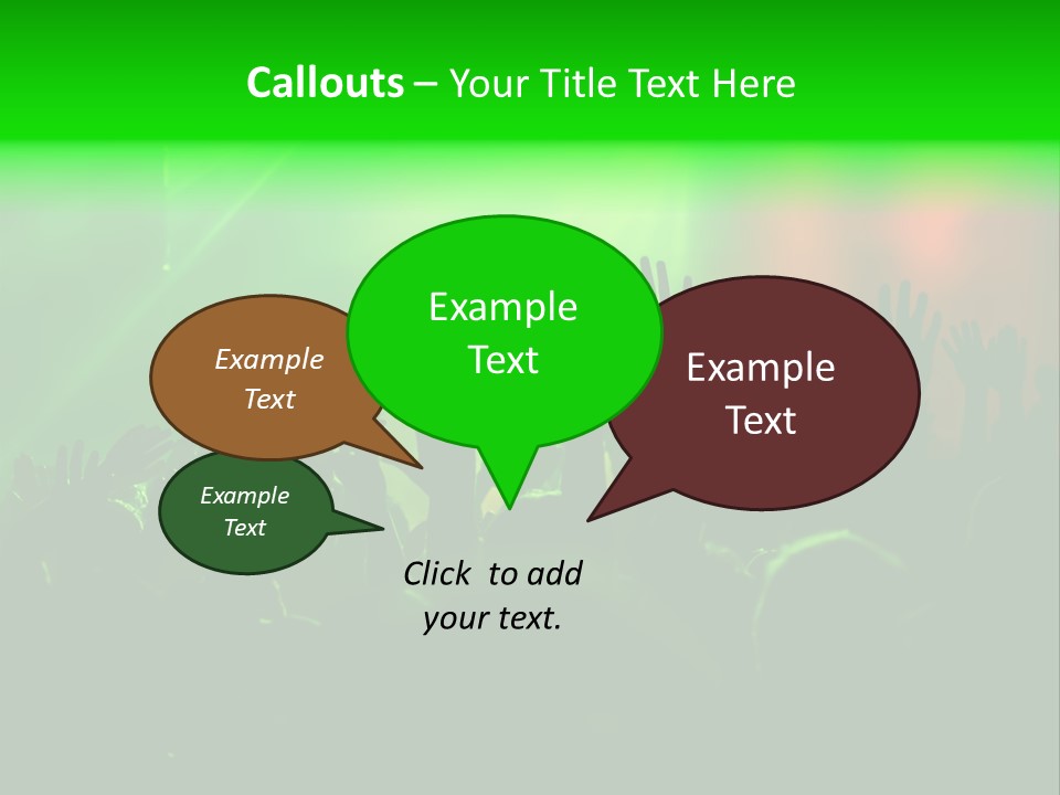 Spectator Beat Act PowerPoint Template