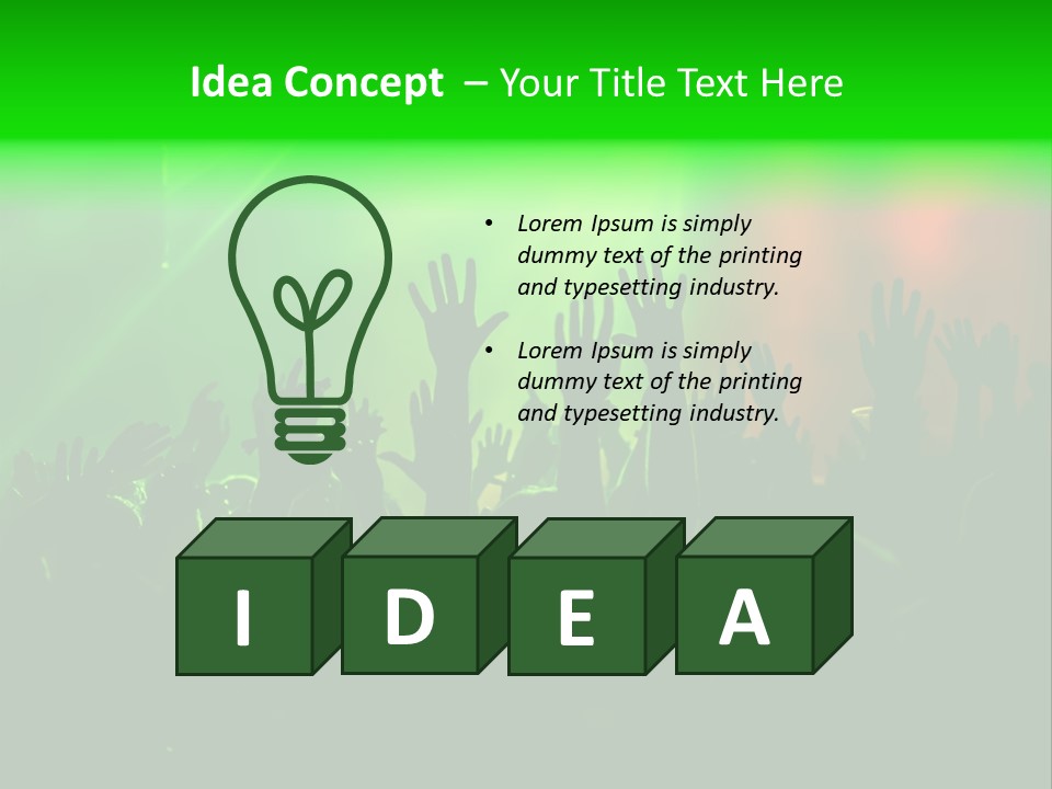 Spectator Beat Act PowerPoint Template