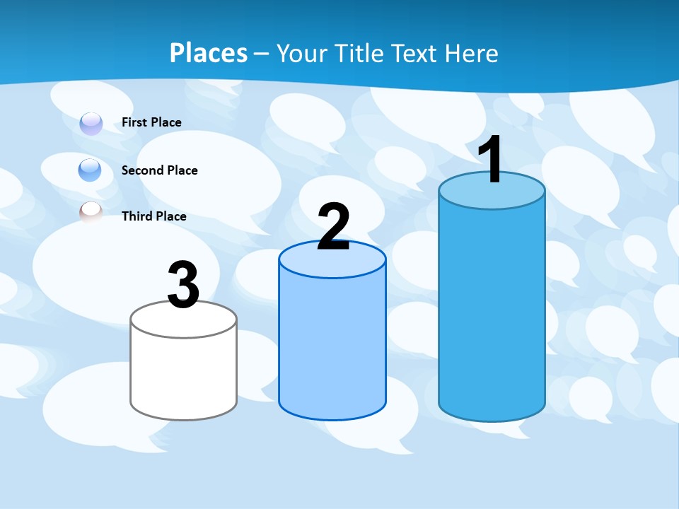 Bubble Speech Web PowerPoint Template