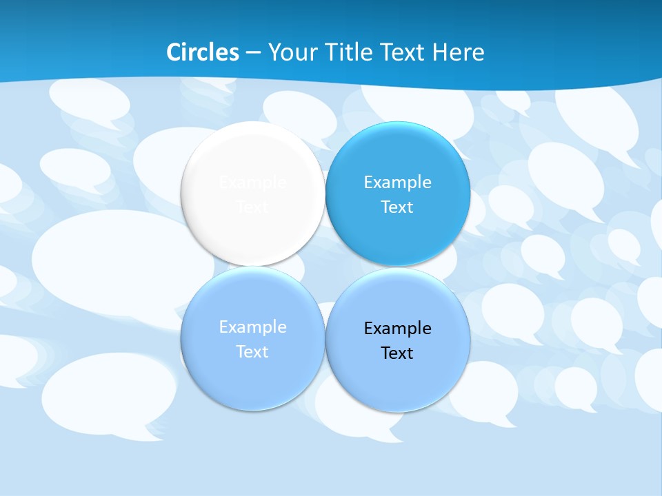 Bubble Speech Web PowerPoint Template