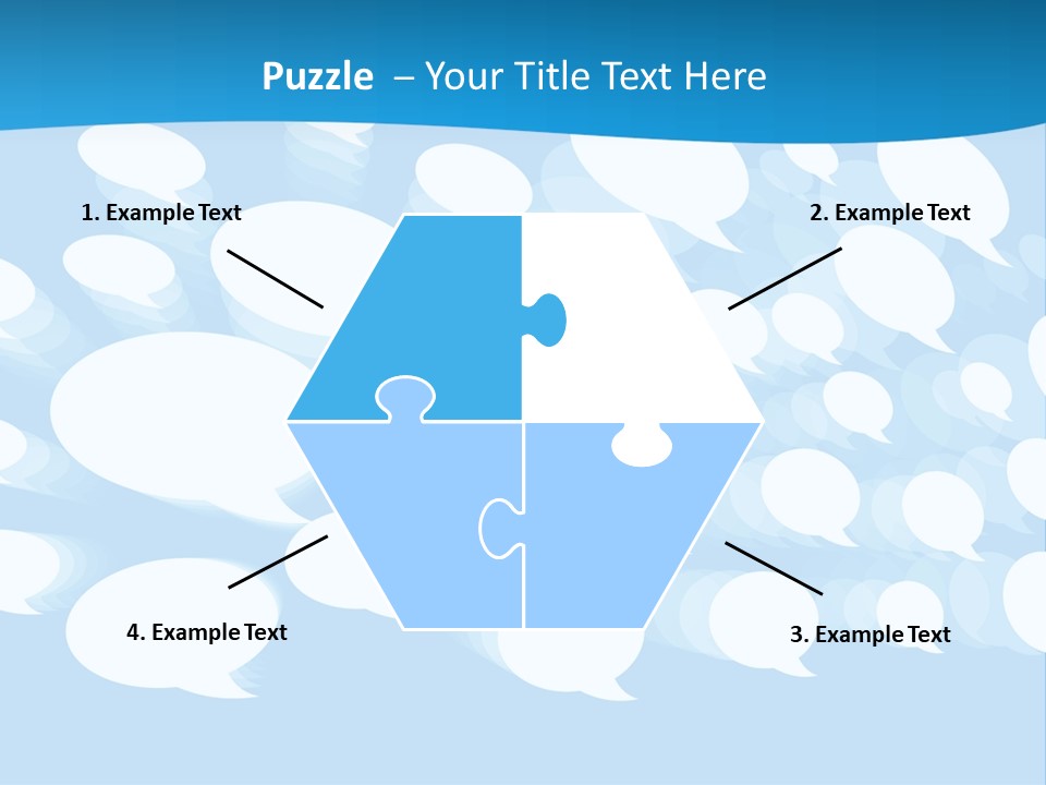 Bubble Speech Web PowerPoint Template