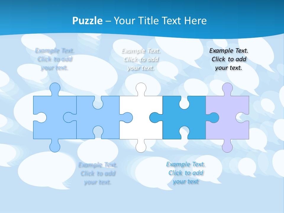 Bubble Speech Web PowerPoint Template