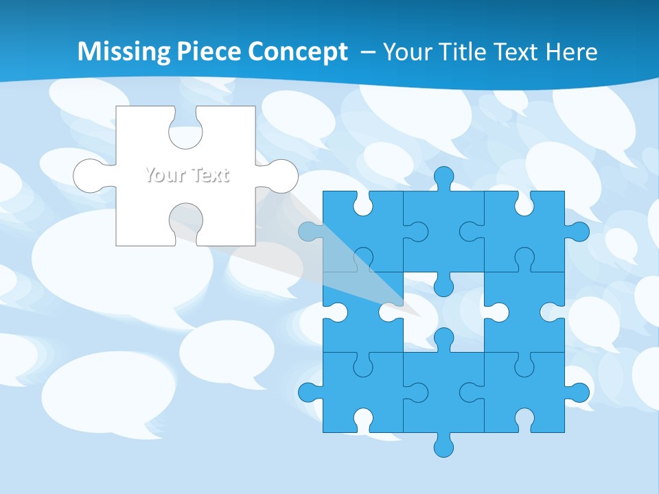 Bubble Speech Web PowerPoint Template