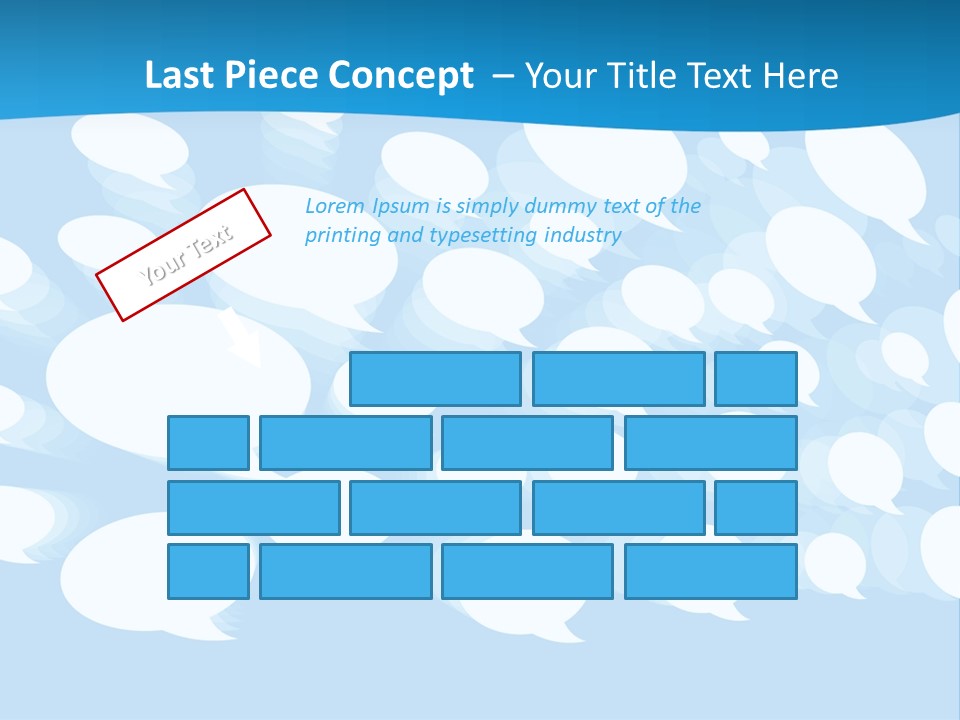 Bubble Speech Web PowerPoint Template