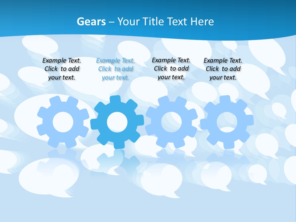 Bubble Speech Web PowerPoint Template