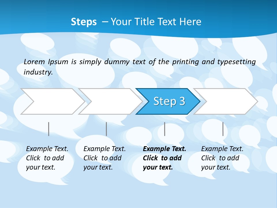 Bubble Speech Web PowerPoint Template