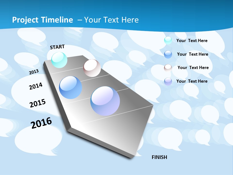 Bubble Speech Web PowerPoint Template